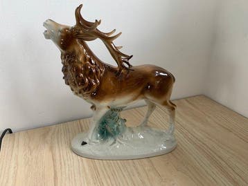 VEB Porzellan - Figure - Cervo - Porcelaine, Glacis