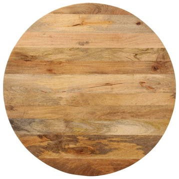 Rond tafelblad mangohout | Tweede kansje | OP = OP, Huis en Inrichting, 50 tot 100 cm, Verzenden, Rustiek, Rond