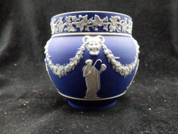 Carreau - Wedgwood - Antieke Wedgwood Blue Dip Jasperware