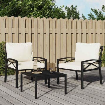Stalen Tuinstoel | Retour deal | Sla je slag, Tuin en Terras, Tuinstoelen, Verzenden, Nieuw, Metaal