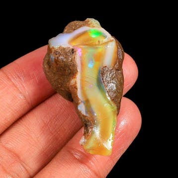 Crystal Opal ruwe steen 71 karaat, Ethiopisch opaal rauw Ruw