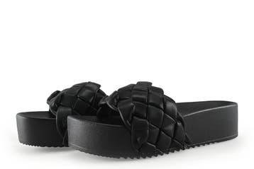 Colors of California Slippers in maat 41 Zwart, Slippers, Verzenden, Zwart, Zo goed als nieuw