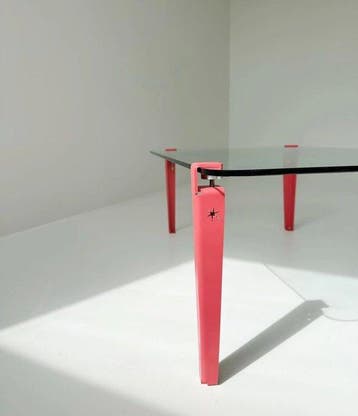 Salontafel - Glas, Aluminium, Antiek en Kunst