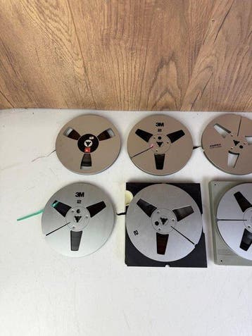 Basf, 3M, Ampex - Metal Reels / 18 CM - 18 cm spoelen met