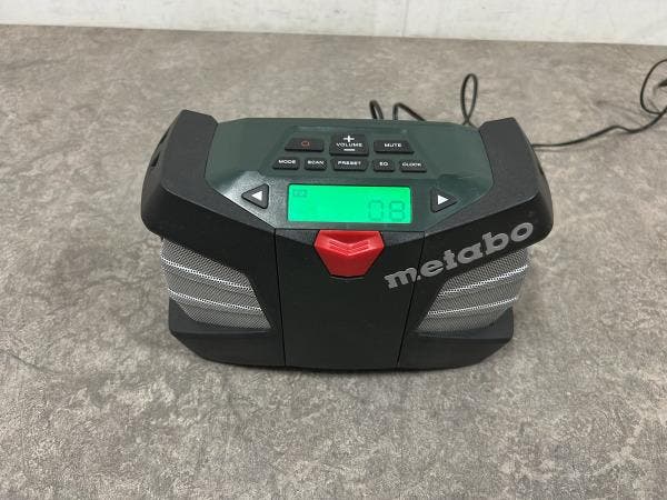 Veiling - Metabo accu bouwradio 10,8V body PowerMaxx RC, Audio, Tv en Foto, Radio's