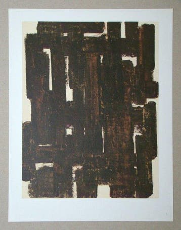 Pierre Soulages (1919-2022) - Peinture sur papier V.