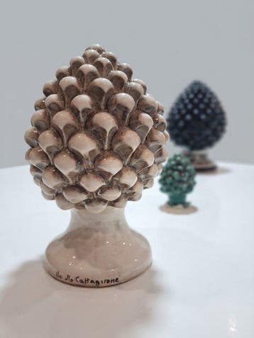 Decoratief ornament (5) - maioliek aardewerk - Italië