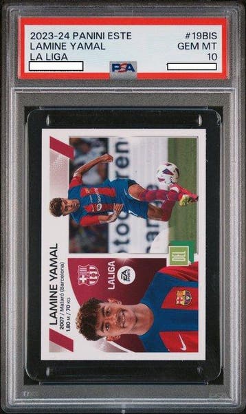 2023-24 Panini Este LaLiga Lamine yamal #19BIS Graded card -, Nieuw