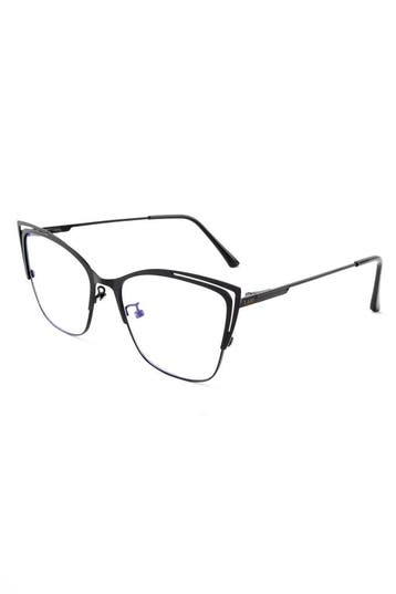 KIMU® Computerbril Cat Eye Zwart Montuur Doorzichtige Glazen, Ophalen of Verzenden
