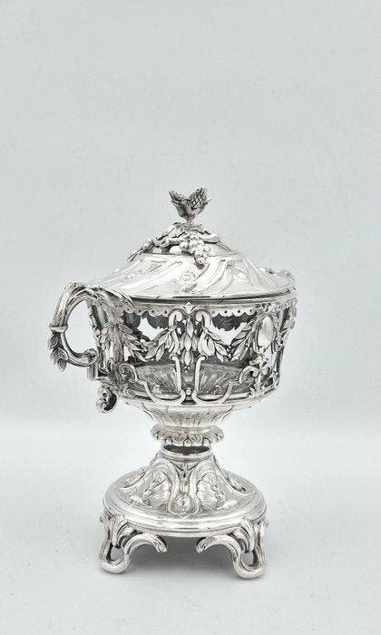 Jean Baptiste Harleux - Container - .950 zilver -, Antiquités & Art, Antiquités | Argent & Or