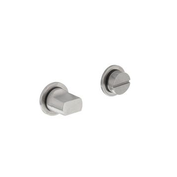 WC slot / badkamersluiting zelfklevend geborsteld RVS - m..., Doe-het-zelf en Bouw, Ophalen of Verzenden, Nieuw, Slot