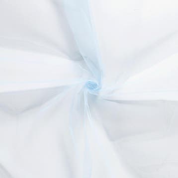 Tule stof blauw - Polyester stof 40m op rol, Hobby en Vrije tijd, Verzenden, Nieuw