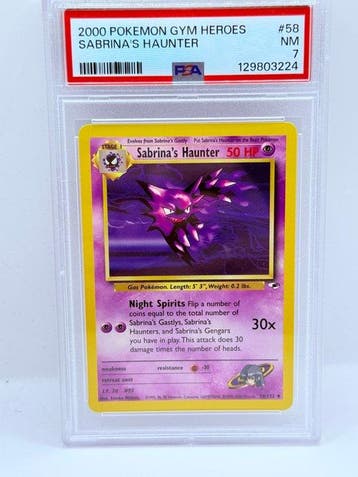 Pokémon - 1 Graded card - PSA 7 - Various sets, Nieuw