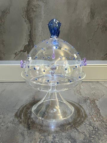 Centre de table - Verre - Poisson globe