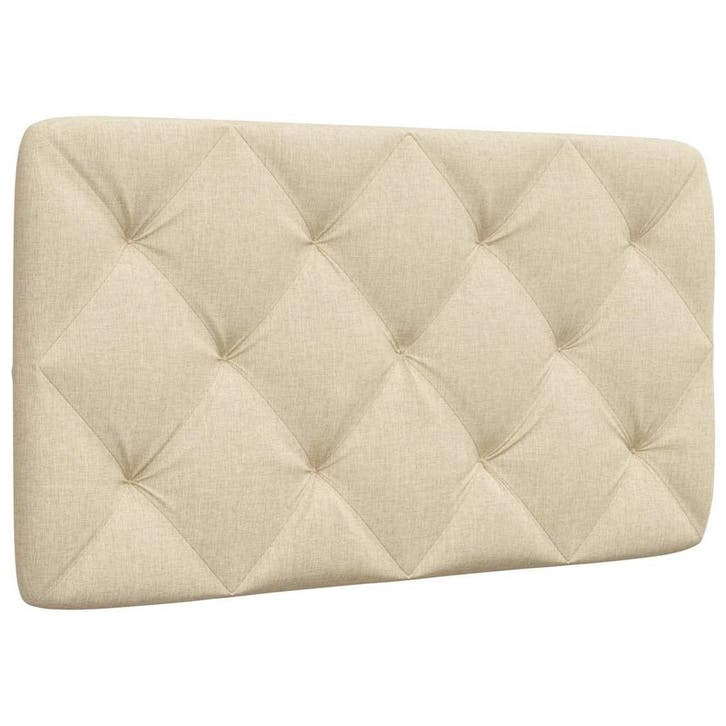 vidaXL Hoofdbordkussen 80 cm stof crèmekleurig, Maison & Meubles, Chambre à coucher | Lits, Envoi