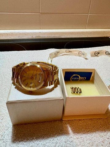 Geneve - Day-Date - Heren - 1980-1989, Handtassen en Accessoires, Horloges | Heren, Nieuw