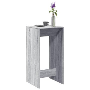 vidaXL Bartafel 51x50x103,5 cm bewerkt hout grijs sonoma, Huis en Inrichting, Verzenden, Nieuw