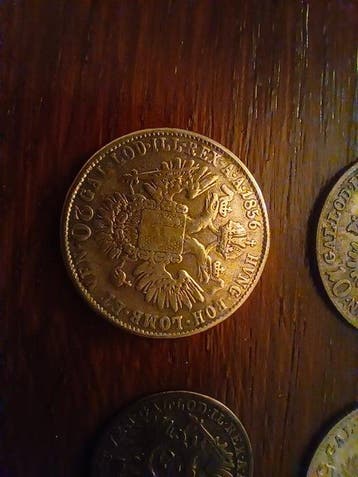 Oostenrijk. Set of 5 coins, various denominations XIX cent.,