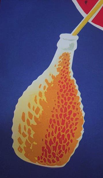 Bernard Villemot - Orangina,póster de Villemot archivo