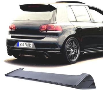 AILERON BECQUET TOIT VOLKSWAGEN VW GOLF 6 GTI LOOK OSIR NOIR, Verzenden