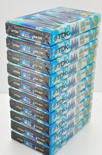 TDK - MA 80 / MA 70 / MA 50 - Cassette audio vierge -, Nieuw