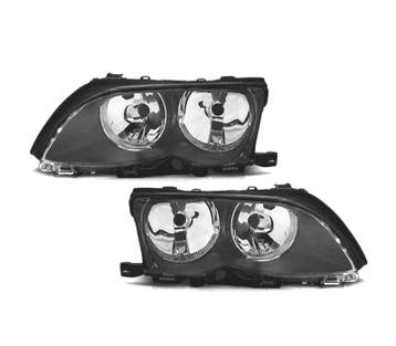 PHARES BMW E46 01-05 FOND NOIR, Verzenden