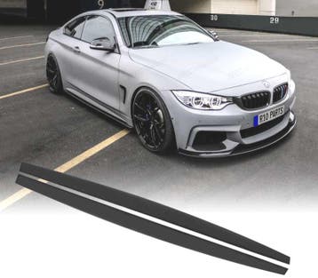 RAJOUTS DE BAS DE CAISSE BMW F32 F33 F36 LOOK M TECH NOIR BR, Verzenden