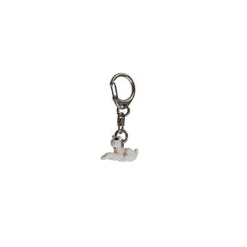 Kuifje PVC Sleutelhanger Bobbie Liggend 3 cm, Verzamelen, Ophalen of Verzenden, Nieuw