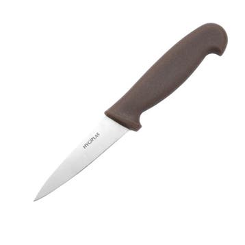 Officemes | RVS | Bruin (Gegaard Vlees) | Lengte 180mm, Verzenden, Nieuw in verpakking