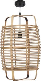 2dekans | Mica Decorations Page Hanglamp - Ø31 cm - Bamboe -, Huis en Inrichting, Ophalen of Verzenden, Nieuw