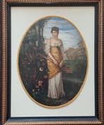 Friedrich August von Kaulbach (1850-1920) - Suonatrice di