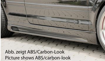 Rieger side skirt | A4 (8H): 04.02- - Cabrio | l stk ongespo, Verzenden, Nieuw, Audi