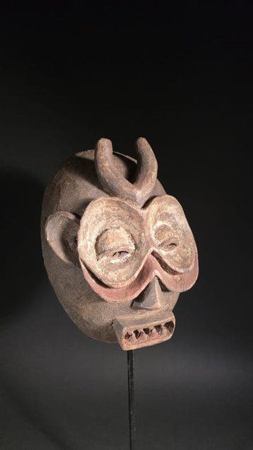 Houten masker - Bembe - DR Congo (Zonder minimumprijs)