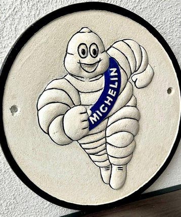 Enseigne publicitaire - Panneau publicitaire en fonte lourde