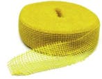 Jute band Geel 5 cm rol 40 meter, Nieuw