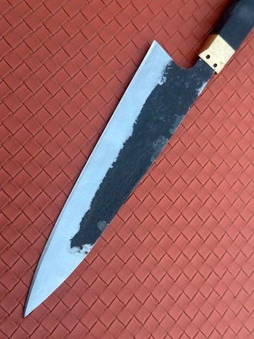 Custom Hand-Forged Premium Chefs Knife - Tafelmes - Staal,
