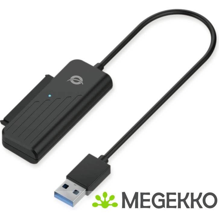 Conceptronic ABBY01B kabeladapter/verloopstukje USB A SATA, Informatique & Logiciels, Disques durs, Envoi
