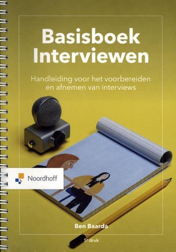 Basisboek interviewen / Vast Boek 9789001747596 B. Baarda, Verzenden, B. Baarda