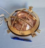 IR- Industria Rotterdam Plafond / wandlamp - Glas, Messing,, Antiek en Kunst