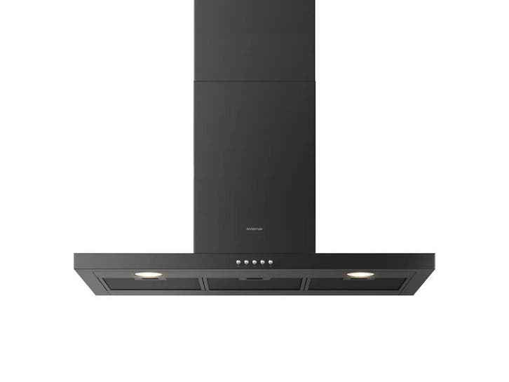 Inventum AKB9005ZWA - Wandschouw afzuigkap - 90 cm - Zwart, Elektronische apparatuur, Afzuigkappen, Zo goed als nieuw, Verzenden