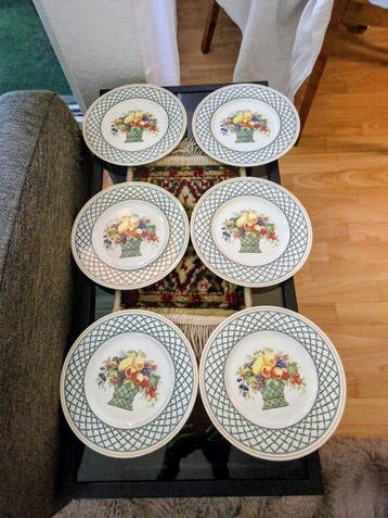 Villeroy & Boch - 6er-Set Teller - Modell Basket -