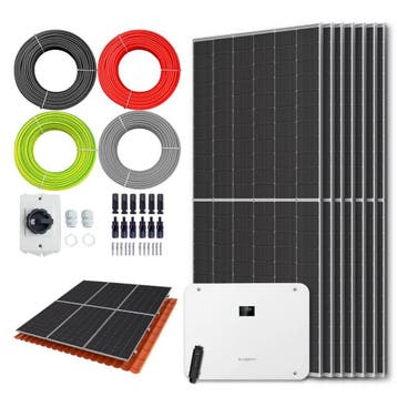 Zonnepanelen pakket voor schuindak - 5.0 kW - 7x 720, Doe-het-zelf en Bouw, Zonnepanelen en Toebehoren, Ophalen of Verzenden, Nieuw