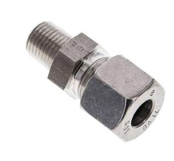 1/4 NPT mâle x 10S Anneau de coupe droit en acier, Verzenden, Nieuw