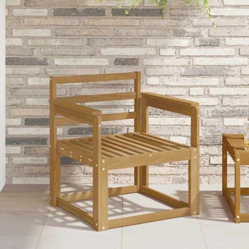 vidaXL Buiten bank set Massief Acacia Hout Wit, Verzenden, Nieuw