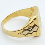 Bague - 18 carats Or jaune, Or blanc, Bijoux, Sacs & Beauté, Bagues