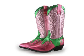 DWRS Cowboy laarzen in maat 37 Roze, DWRS, Verzenden, Zo goed als nieuw, Roze