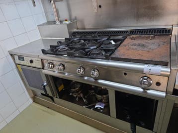 Inox kookopstelling Baron 70TPMV/G1203, Nieuw