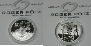 Frankreich 10 Euro 2021 Lucky Luke zilver Pp ausverkoop t..., Postzegels en Munten, Verzenden, België