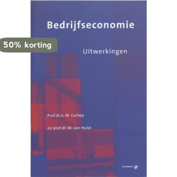 Bedrijfseconomie Uitwerkingen 9789013027976 M. Corbey, Boeken, Verzenden, Zo goed als nieuw, M. Corbey