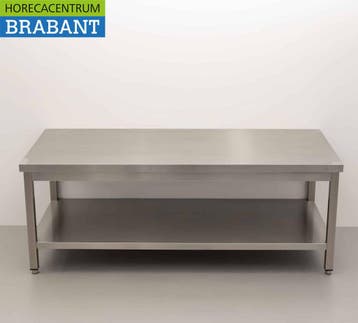 HCB RVS Werktafel Tafel Premium-line 160 x 70 x 60 cm Horeca, Ophalen of Verzenden